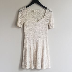 Urban Outfitters White Lace Dress